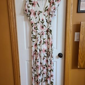 Floral Wrap Dress